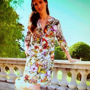 Chico’s Spring/Summer Linen Floral Dress